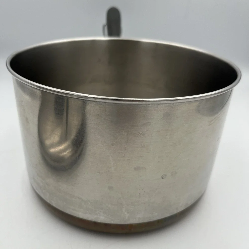 REVERE WARE 3 Qt Saucepan & Lid Copper Bottom Clinton ILL USA VINTAGE